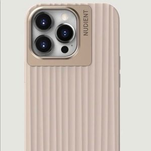 Nudient beige 12 pro max phone case